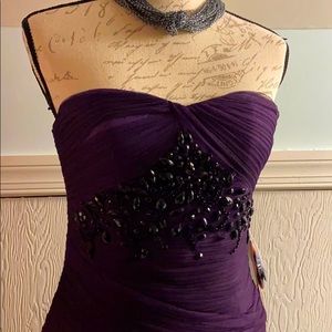 Monique Lhuillier Eggplant Formal NWT